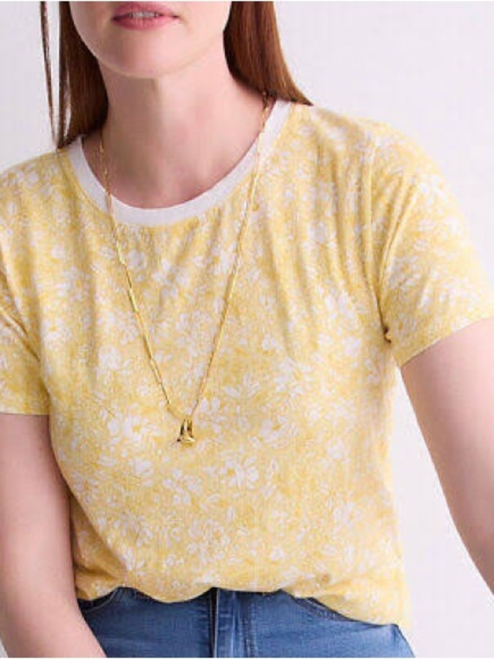 Women’s J.Crew Floral T Shirt Top Cotton New NWT Large